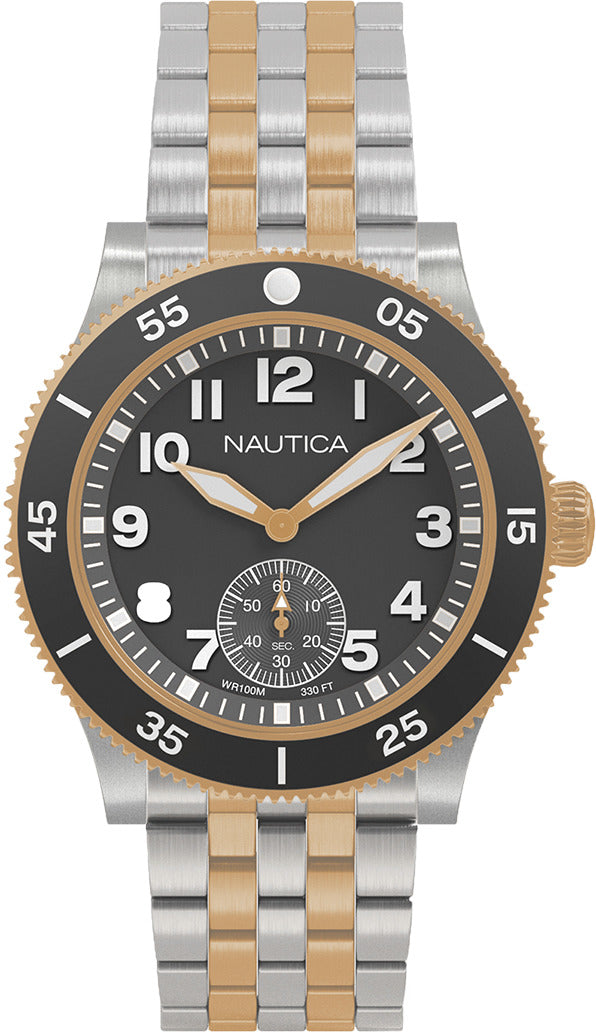 Nautica NAPHST004 Herren Uhr 44mm 10ATM