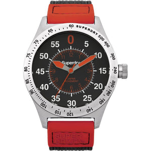 Superdry SYG122R Herren Uhr 45mm 3 ATM